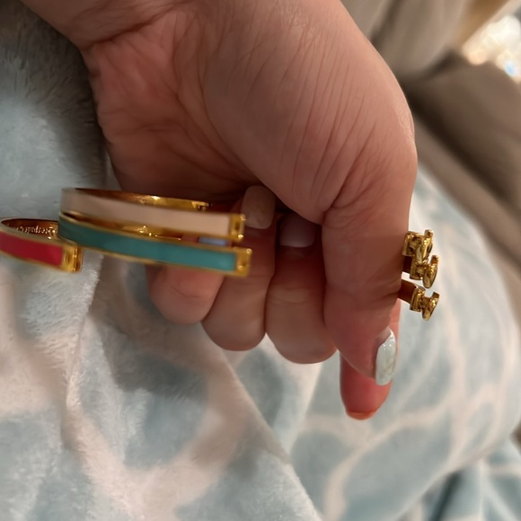 Kate Spade Thin Enamel Bangles - Picture 8 of 10